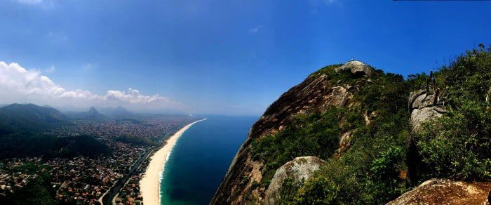 Pedra do Elefante - vista para Maricá