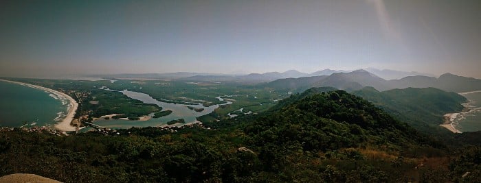Pedra do Telégrafo ao fundo