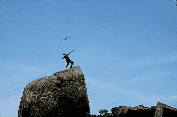 Grandes Rochas no Platô da Pedra da Gávea