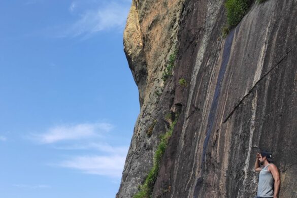 Ponto de fotografia na subida da Pedra da Gávea Ponto de fotografia na subida da Pedra da Gávea