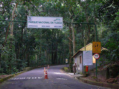 Portaria de entrada do Parque Nacional da Tijuca