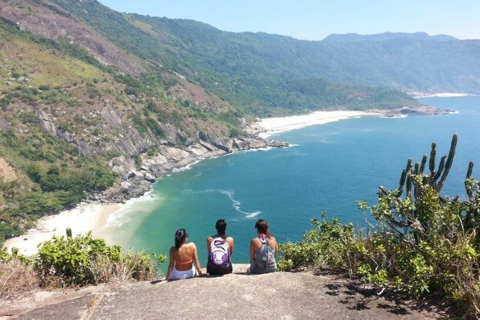 Praias Selvagens de Guaratiba vistas do topo da Pedra da Tartaruga