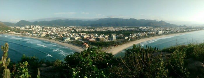 Pedra do Pontal - vista para Praia do Recreio