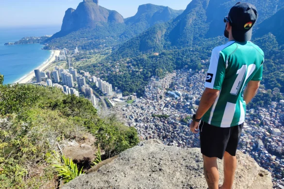 vista para a rocinha - morro dois irmãos
