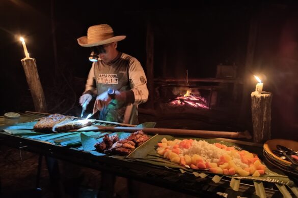Jantar na selva amazonica