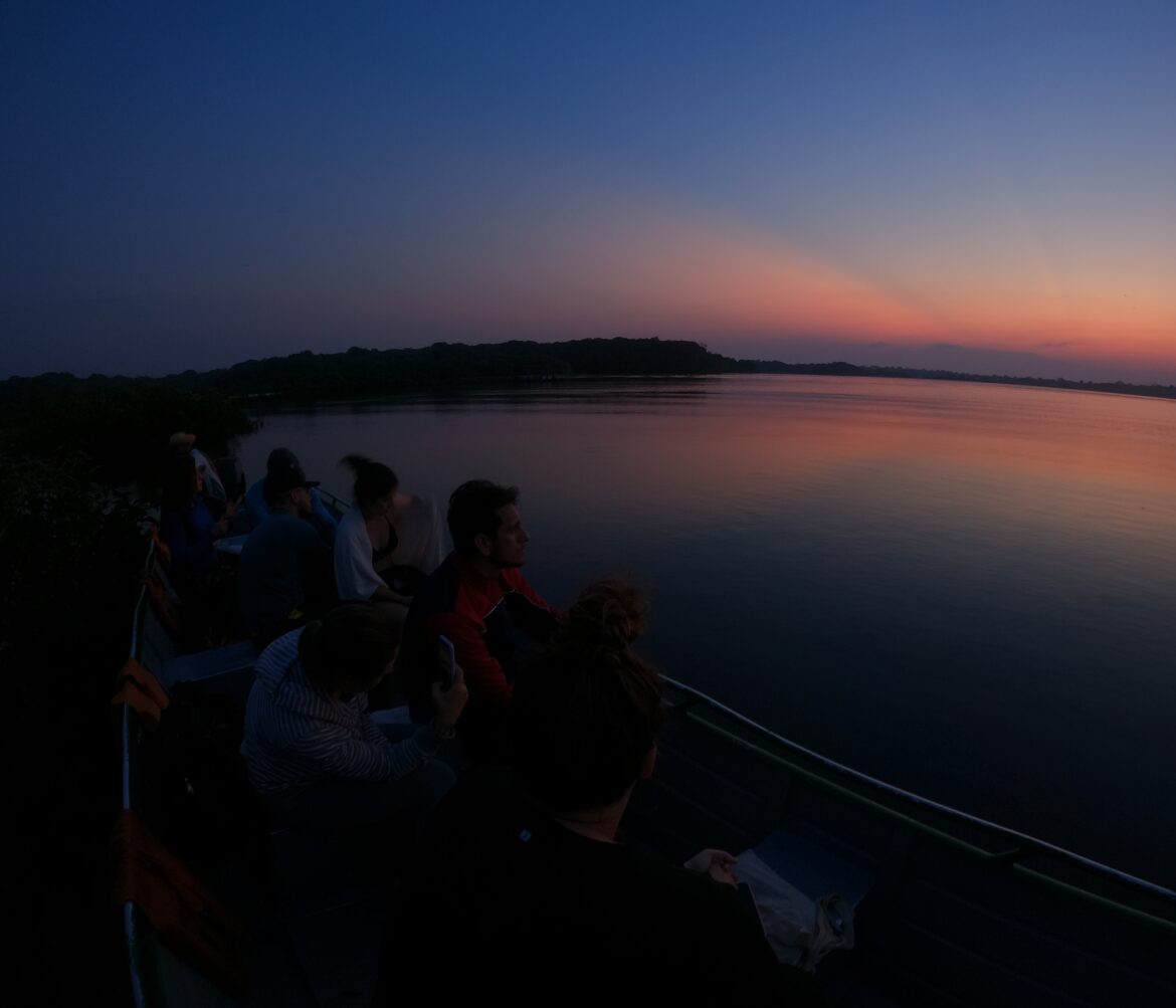 Nascer do Sol na selva amazonica